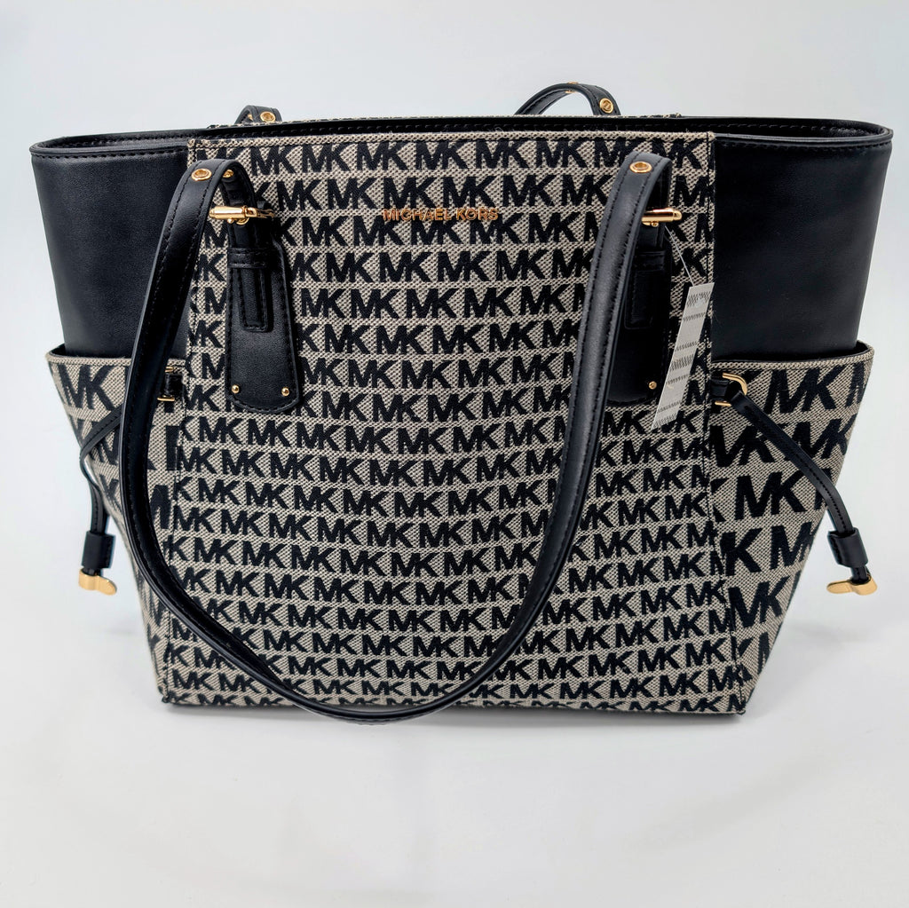 Michael Kors Black And Gray Purse