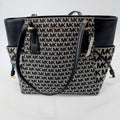 Michael Kors Black And Gray Purse