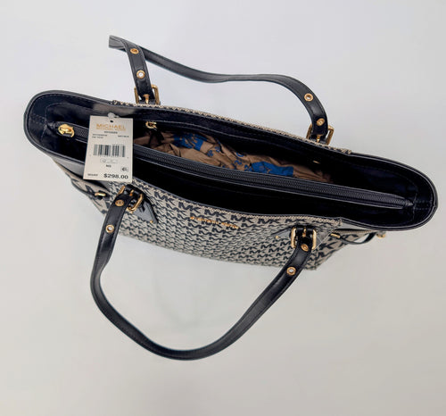 Michael Kors Black And Gray Purse