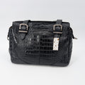 Patricia Nash Black Crocodile Purse